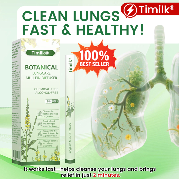 Timilk® Botanical LungCare Mullein Diffuser.