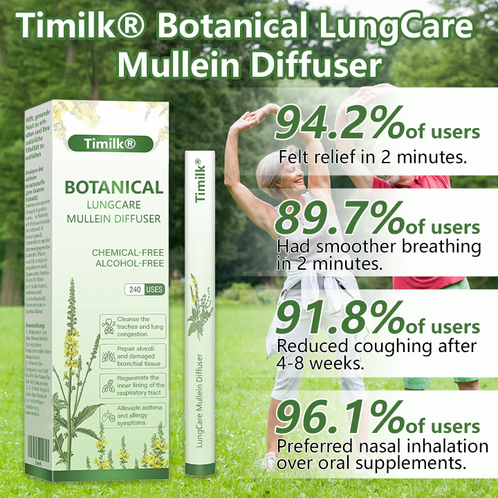 Timilk® Botanical LungCare Mullein Diffuser.